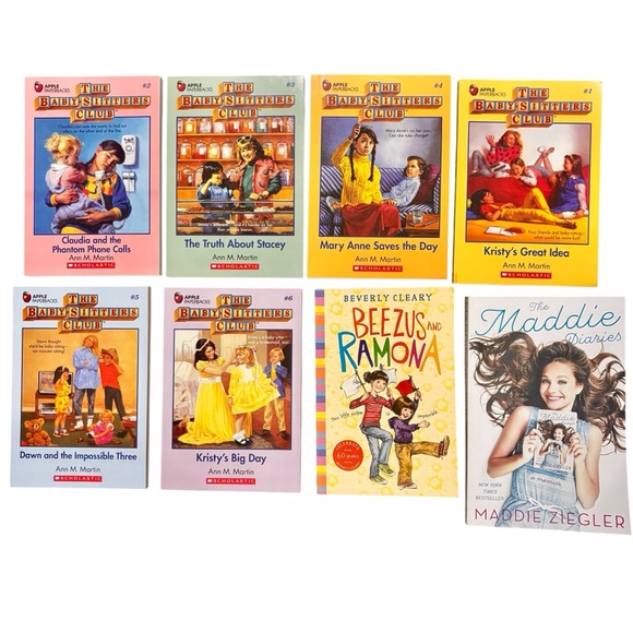 Other - The Baby-Sitters Club, Beezus, and Maddie Lot of 8 Preteen Book Set